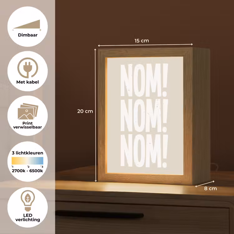 Lightbox - Wandlamp - Beige - Vintage - Japandi - Decoratie — 9