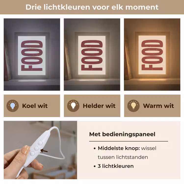 Lightbox - Wandlamp - Eten - Japandi - Rood - Decoratie — 7