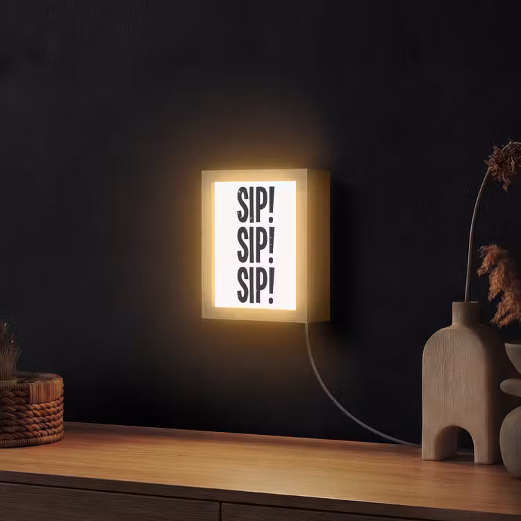 Lightbox - Wandlamp - Vintage - Japandi - Decoratie - Black — 2