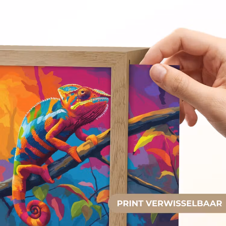 Lightbox - Wandlamp - Kameleon - Tak - Gestreept - Bladeren — 6