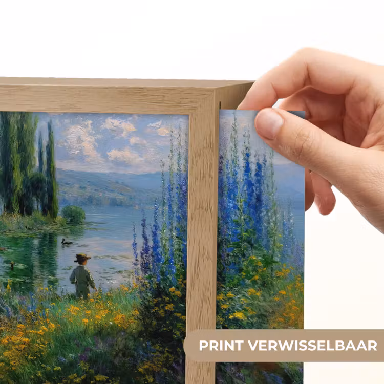 Lightbox - Wandlamp - Bloemen - Meer - Bergen - Groen — 6