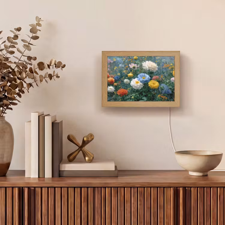 Lightbox - Wandlamp - Close-up - Veld - Bloemen - Kleurrijk — 4