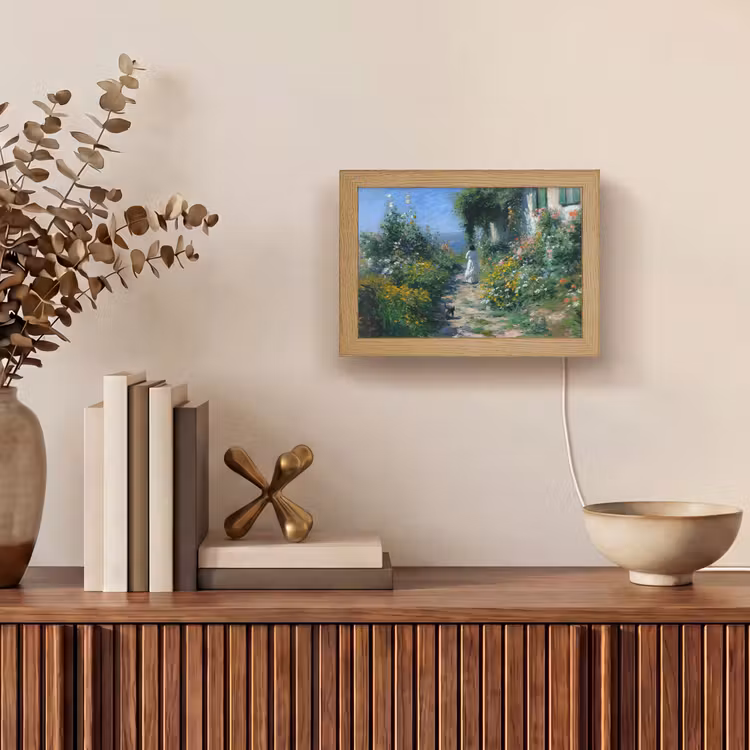 Lightbox - Wandlamp - Kat - Vrouw - Bloemen - Huis — 4