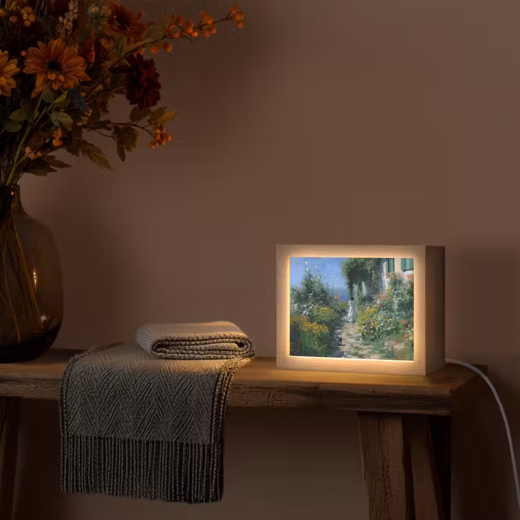 Lightbox - Wandlamp - Kat - Vrouw - Bloemen - Huis — 5