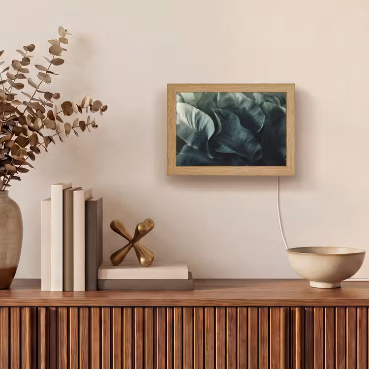 Lightbox - Wandlamp - Groen - Bladeren - Glad - Nerven — 4
