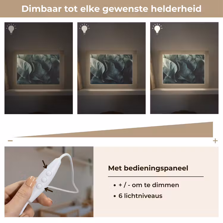 Lightbox - Wandlamp - Groen - Bladeren - Glad - Nerven — 8