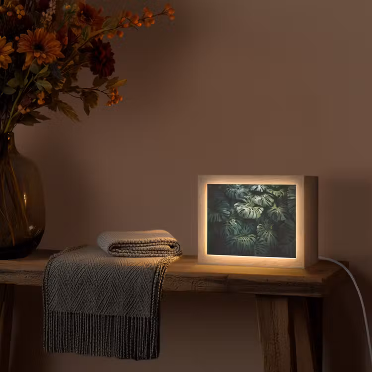 Lightbox - Wandlamp - Plant - Monstera - Lichtinval — 5