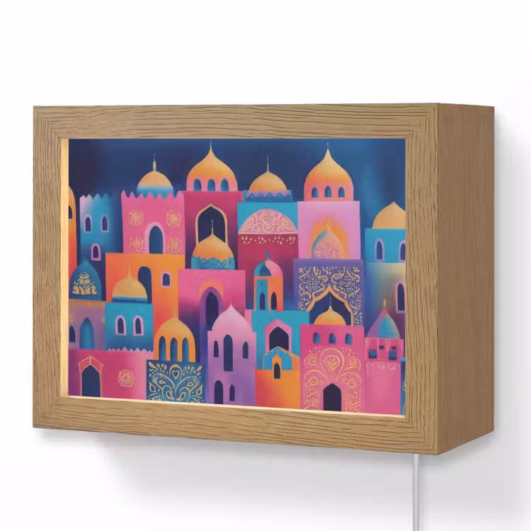 Lightbox - Wandlamp - Kleurrijk - Avond - Islamitisch — 1