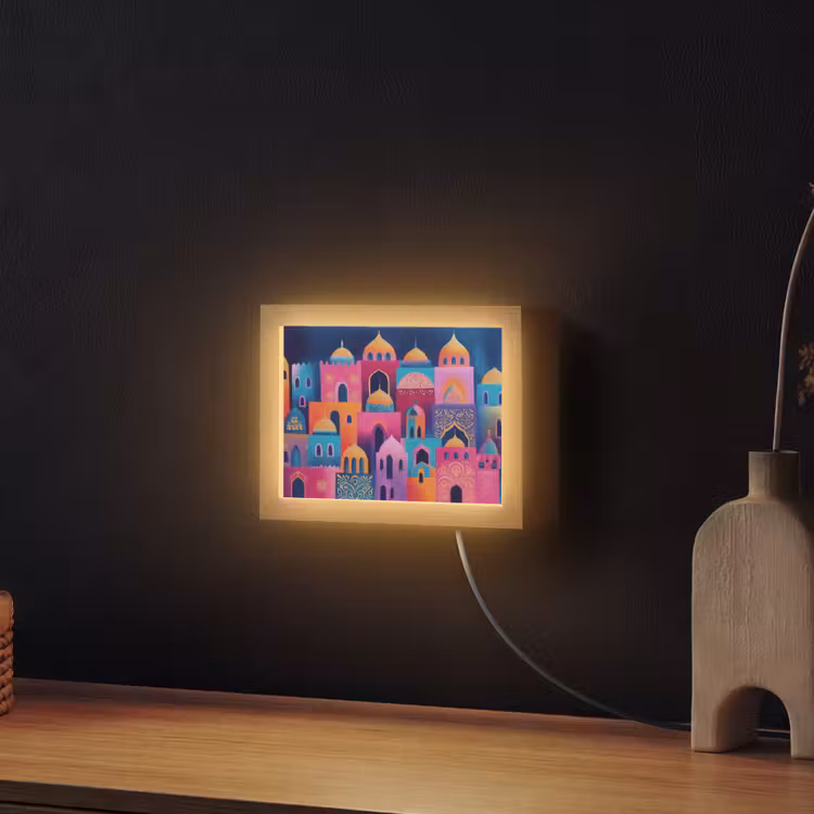 Lightbox - Wandlamp - Kleurrijk - Avond - Islamitisch — 2