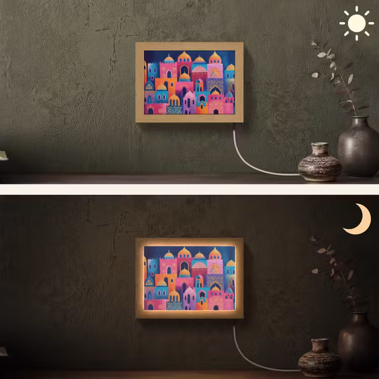 Lightbox - Wandlamp - Kleurrijk - Avond - Islamitisch — 3