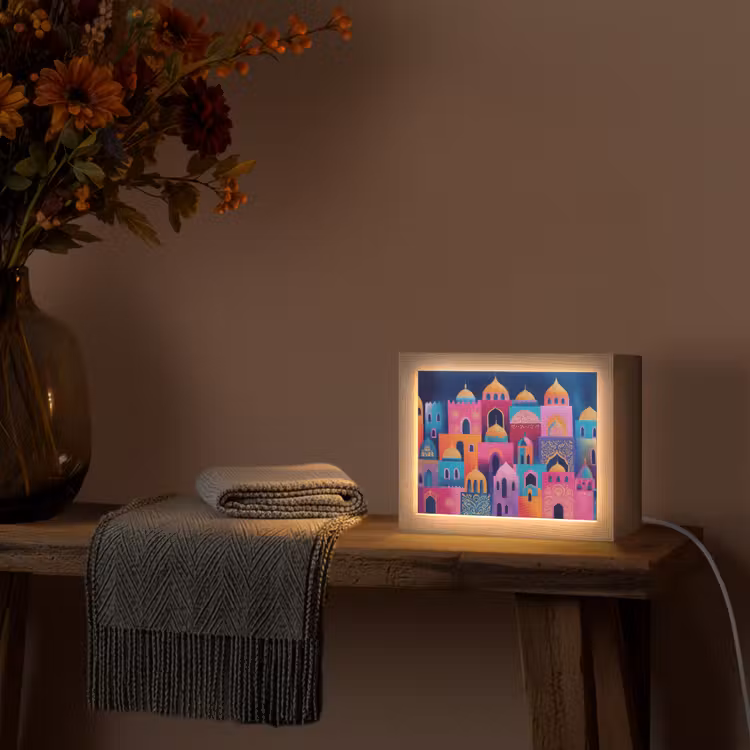 Lightbox - Wandlamp - Kleurrijk - Avond - Islamitisch — 5