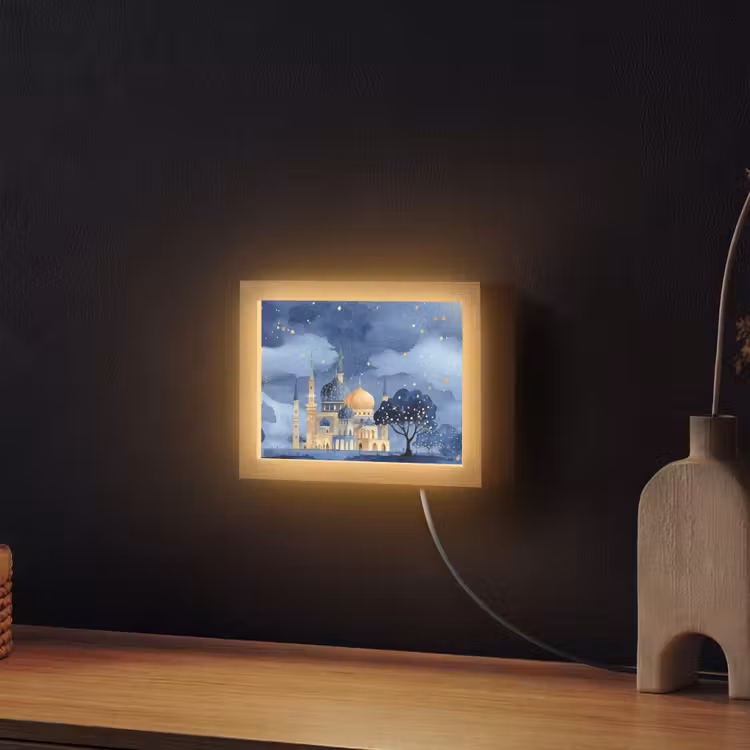 Lightbox - Wandlamp - Sterrenhemel - Goud - Moskee — 2