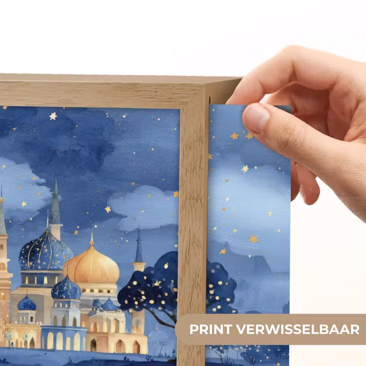 Lightbox - Wandlamp - Sterrenhemel - Goud - Moskee — 6