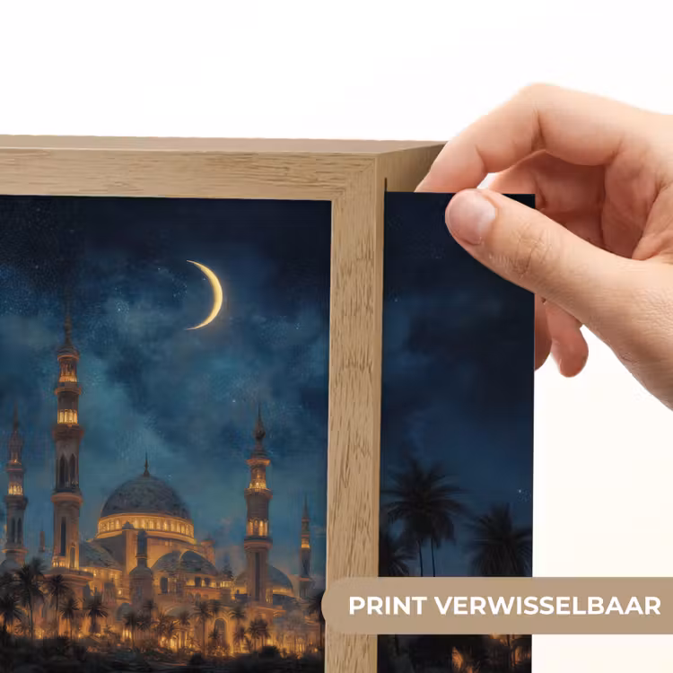 Lightbox - Wandlamp - Sterrenhemel - Maan - Palmbomen - Moskee — 6