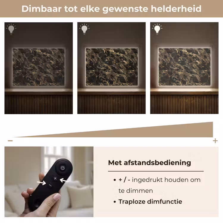 Lightbox - Wandlamp - Kristal - Goud - Zwart - Marmer — 9