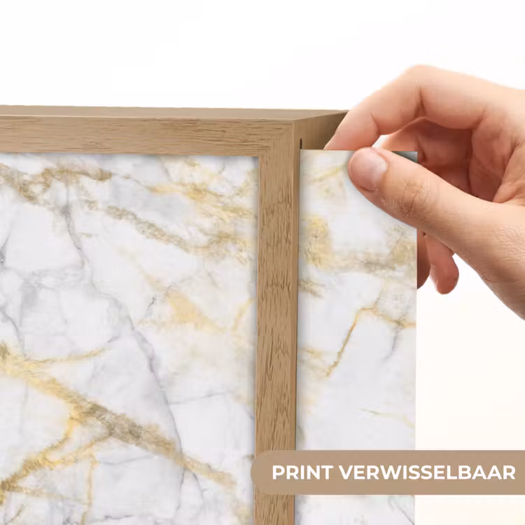 Lightbox - Wandlamp - Marmer - Wit - Expressief - Goudaccenten — 5
