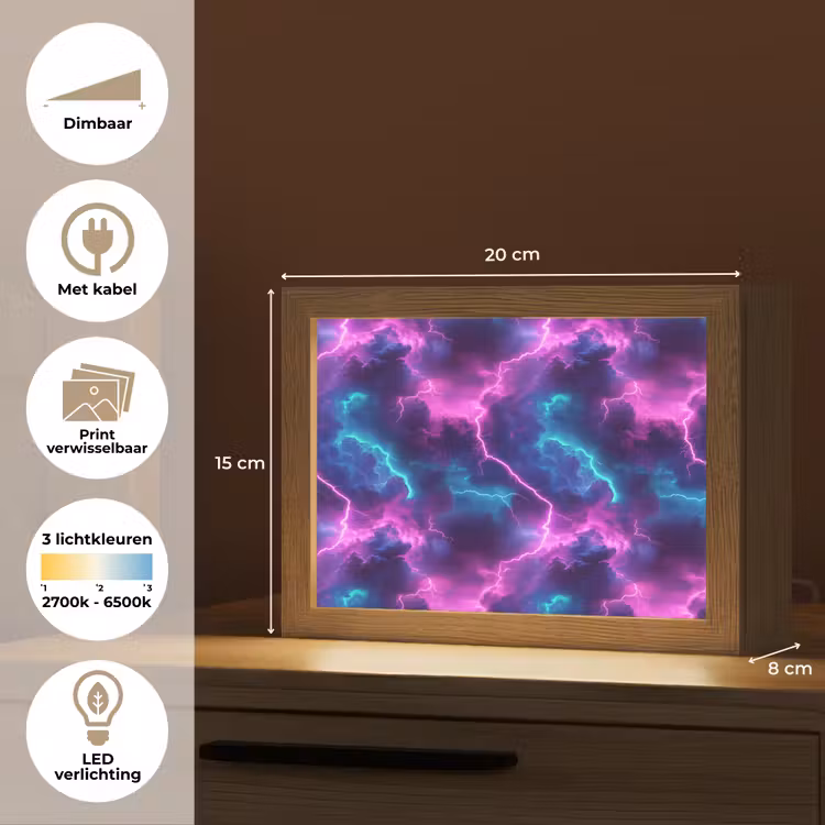 Lightbox - Wandlamp - Elektrisch - Neon - Lucht — 9
