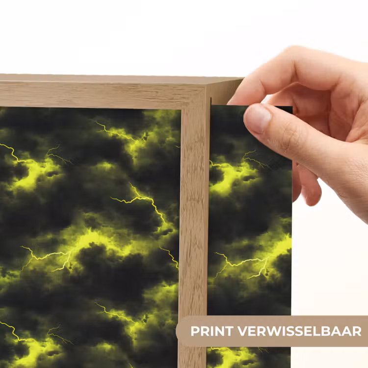 Lightbox - Wandlamp - Geel - Storm - Wolken — 6