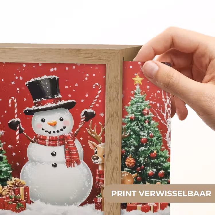 Lightbox - Wandlamp - Feestvreugde - Winterbos - Kleurrijk — 6