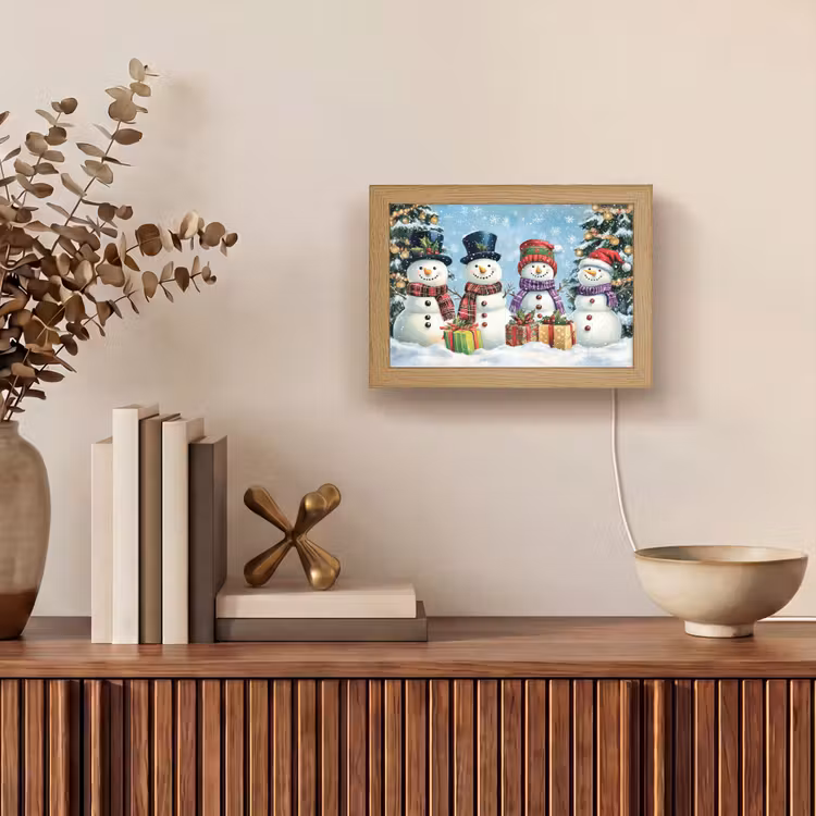 Lightbox - Wandlamp - Vrolijk - Sneeuw - Kleurrijk — 4