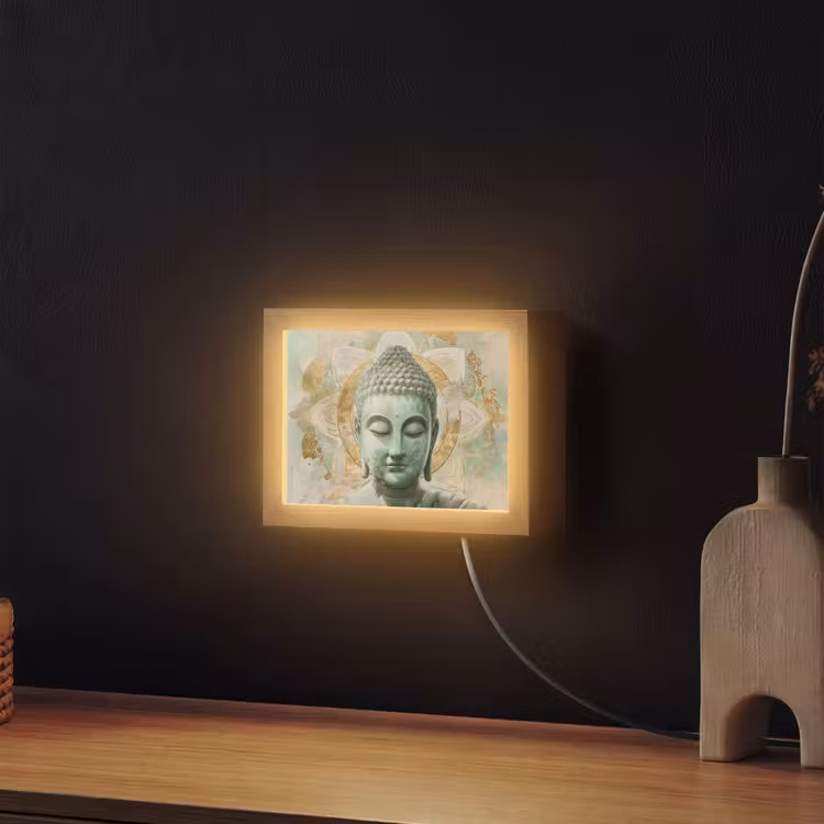 Lightbox - Wandlamp - Buddha - Mandala - Modern - Spiritualiteit — 2