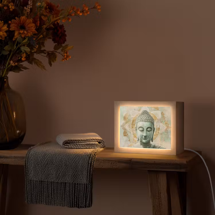 Lightbox - Wandlamp - Buddha - Mandala - Modern - Spiritualiteit — 5