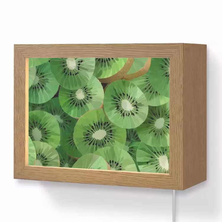 Lightbox - Wandlamp - Kiwi - Groen - Pitten — 1