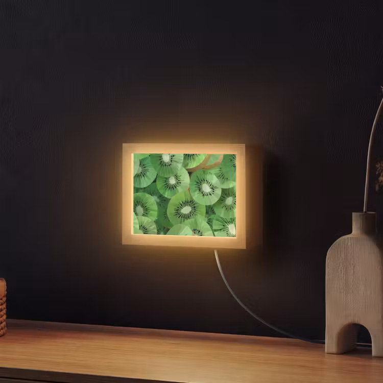 Lightbox - Wandlamp - Kiwi - Groen - Pitten — 2