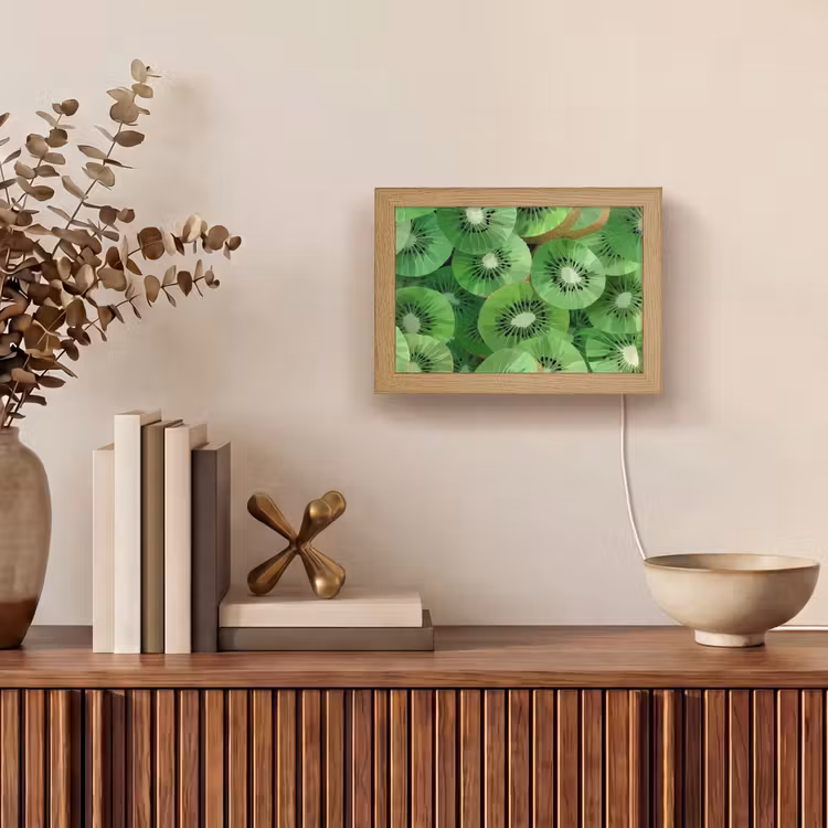 Lightbox - Wandlamp - Kiwi - Groen - Pitten — 4
