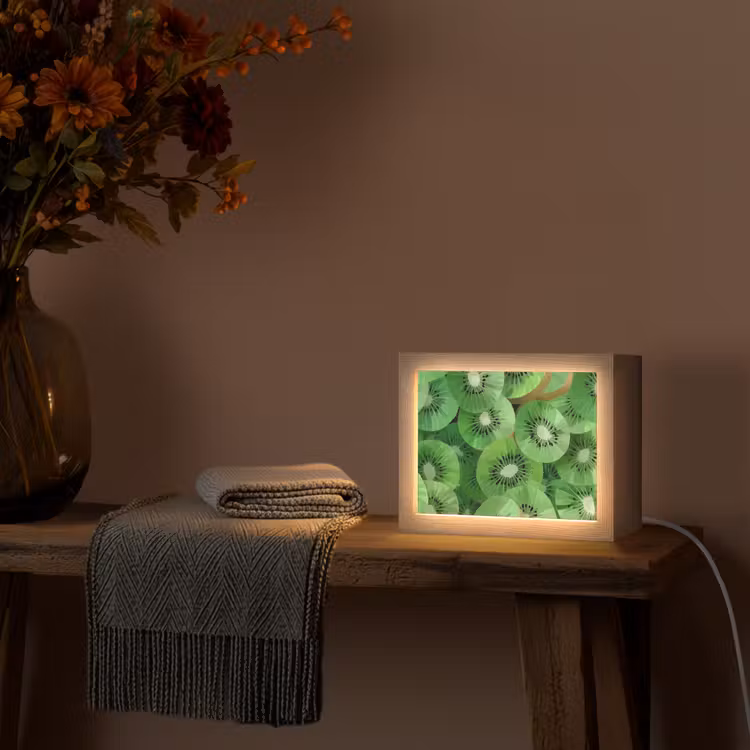 Lightbox - Wandlamp - Kiwi - Groen - Pitten — 5