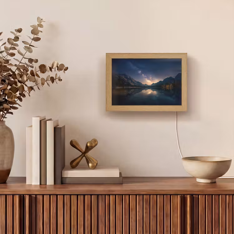 Lightbox - Wandlamp - Kristalhelder meer - Bergen - Bergen — 4