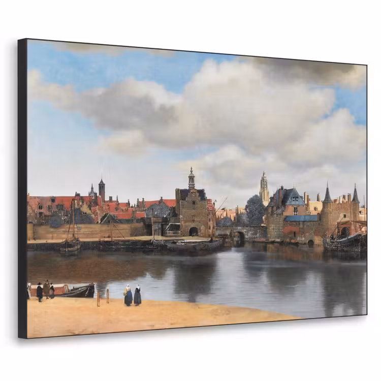 Art Frame - Vermeer - Stad - Oude meesters - Kunst
