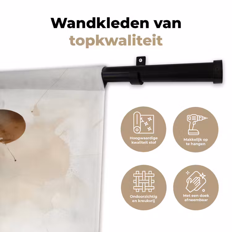 Wandkleed - Mysterieus - Vrouw - Sepia — 3