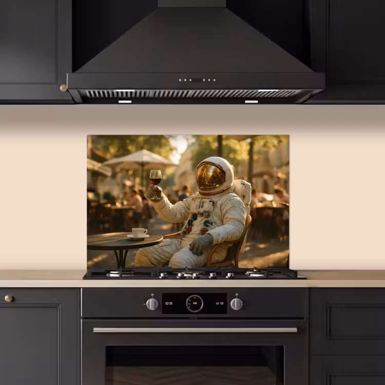 Spatscherm keuken - Wijn - Rood - Terras - Koffie — 2