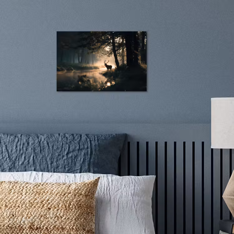 Poster - Hert - Bosbeek - Mystiek — 3