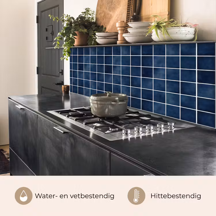 Keuken achterwand - Tegel - Modern - Blauw — 3