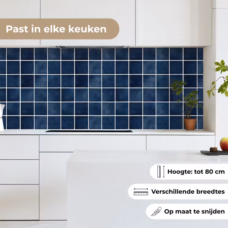 Keuken achterwand - Tegel - Modern - Blauw — 4