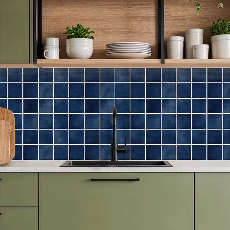 Keuken achterwand - Tegel - Modern - Blauw — 5