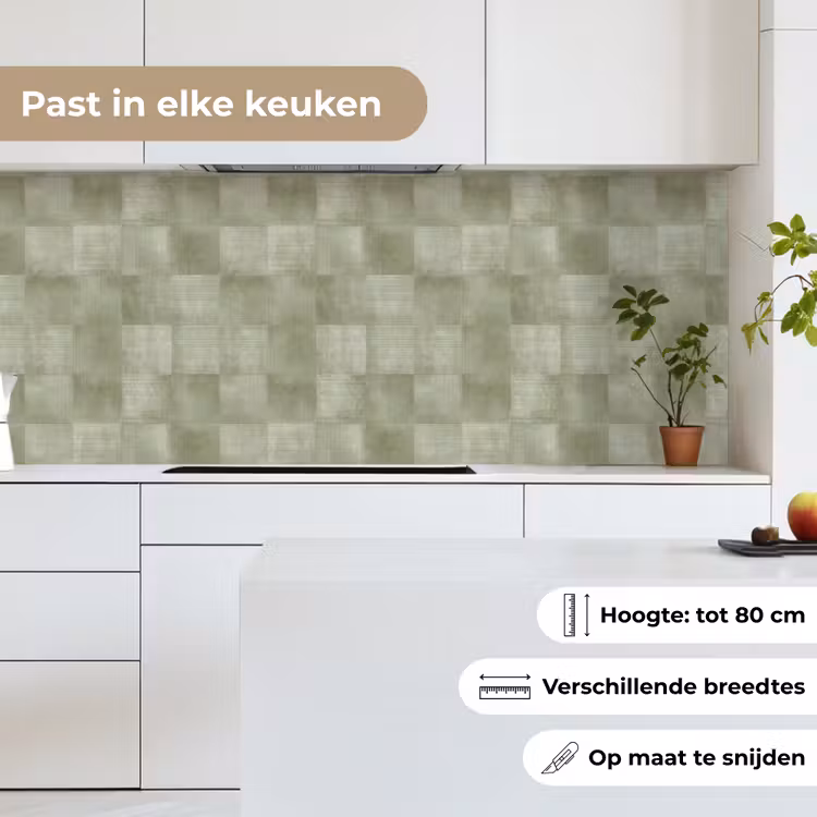 Keuken achterwand - Vlakken - Rustiek - Groen — 4