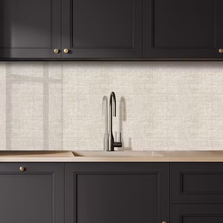 Keuken achterwand - Linnen - Textuur - Beige — 6