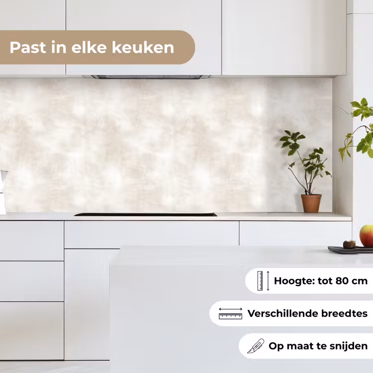 Keuken achterwand - Subtiel - Structuur - Beige — 4