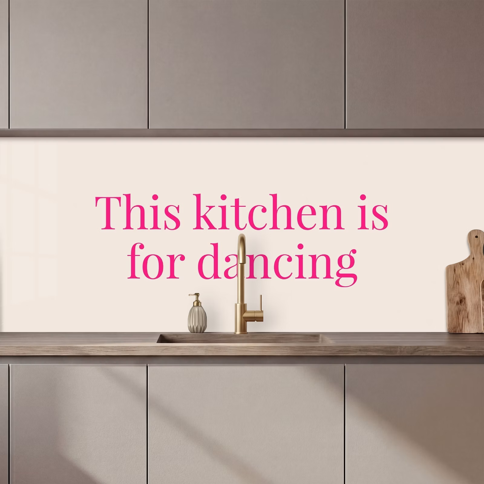 Keuken achterwand - This kitchen is for dancing — 1