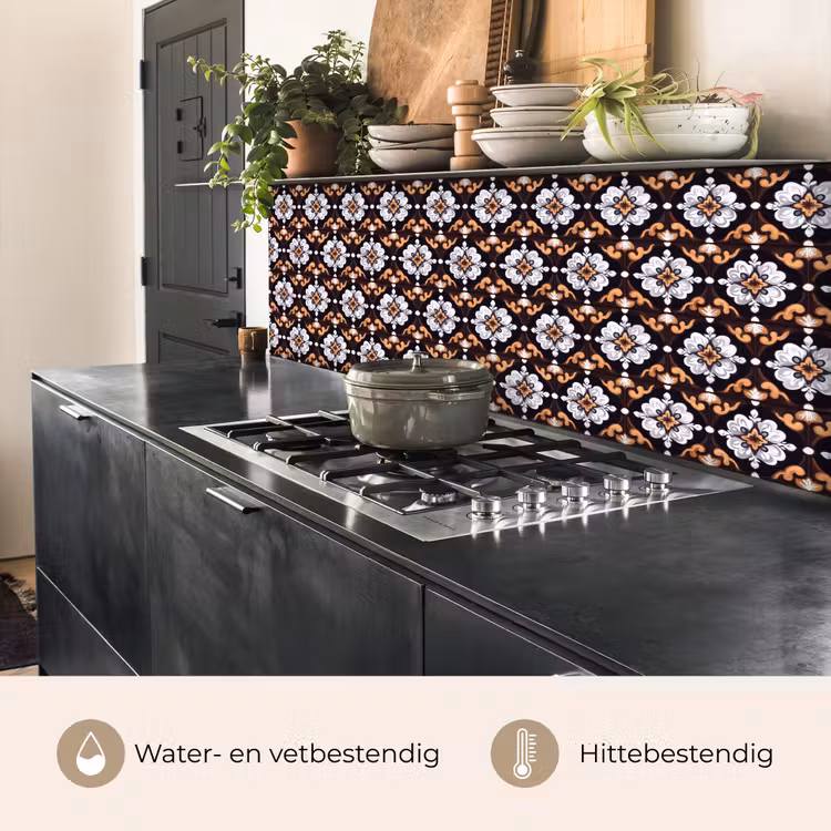 Keuken achterwand - traditioneel - Element - Kleurrijk — 3