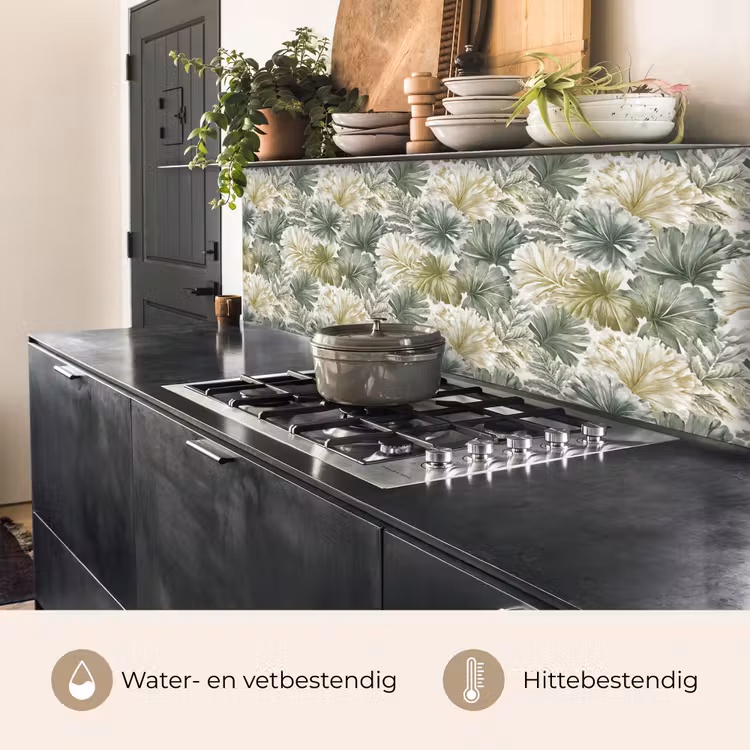 Keuken achterwand - Bladeren - Botanisch - Groen — 3