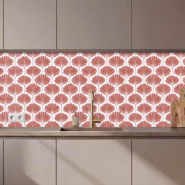 Keuken achterwand - Waaier - Motief - Terra