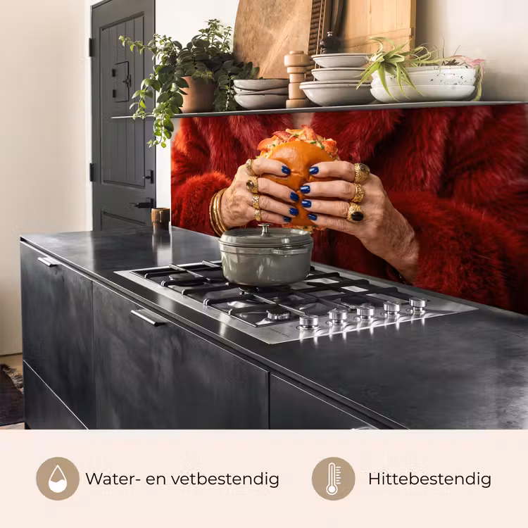 Keuken achterwand - Broodje - Bontjas - Goud — 3