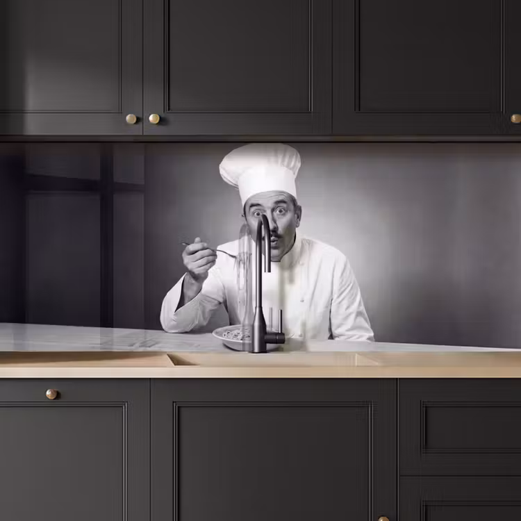 Keuken achterwand - Chef - Spaghetti - Pasta — 6