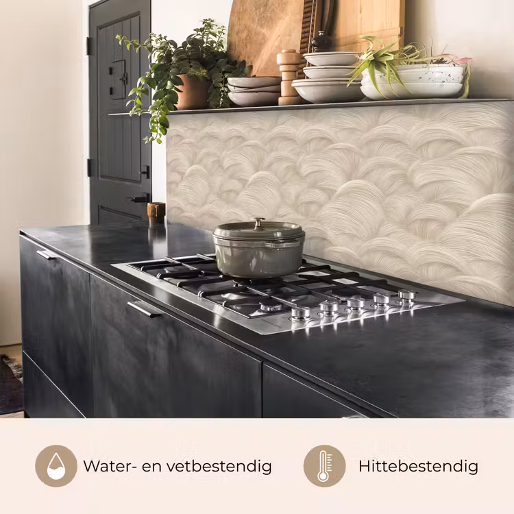 Keuken achterwand - Bogen - Patroon - Beige — 3