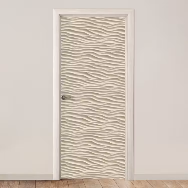 Deursticker - Zand - Golven - Beige — 1
