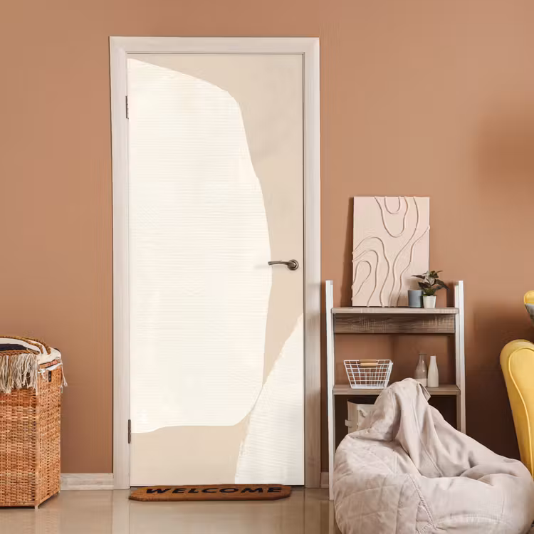 Deursticker - Beige - Abstract - Modern — 2